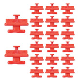 On-Q AC1051-KH-20 keyhole post clips red for secure in-enclosure mounting