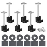 ONAGAD truck toolbox mounting kit no-drill in action securing crossover toolbox