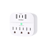 One Beat 1Pack outlet extender with USB ports for organized charging.