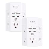 One Beat 2-pack outlet front view showing multi-device charging efficiency
