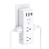 One Beat PD30W surge protector with rotating plug for flexible desk setup.