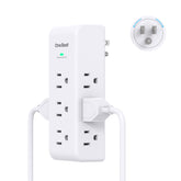 One Beat 9-outlet rotating wall extender powers multiple devices in tight spaces.