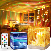 One Fire aurora projection for calming, ambient bedroom visuals.