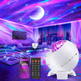 One Fire Northern Lights Projector with remote creates a calming starry ceiling