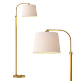 Oneach 62-inch gold floor lamp base provides stable support in living rooms.