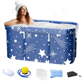 Onebook portable bathtub foldable setup enables easy storage and quick home spa use.