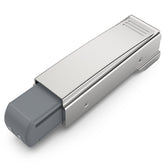 Onemake soft-close damper for full-overlay hinges delivers quiet, smooth closing.