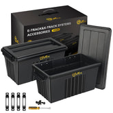 Onesnt 2-pack e-track basket assembly for quick trailer setup