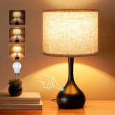 ONEWISH Touch bedside lamp base offers stable nightstand lighting.