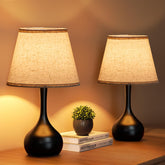 ONEWISH touch bedside lamps paired on nightstands for balanced ambient lighting