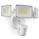 Onforu 100W LED motion sensor floodlight showing wide detection coverage for security.