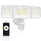 Onforu 100W outdoor flood light front view for enhanced yard security