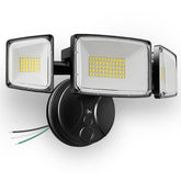 Onforu 100W flood light powering bright yard illumination