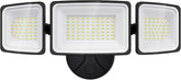 Onforu 130W security light front view for strong perimeter brightness.
