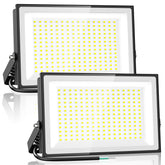 Onforu 200W flood light outdoors with broad beam for security lighting