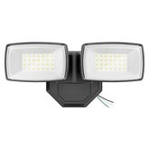 Onforu 3200LM flood light front view showing bright exterior illumination for entryways.