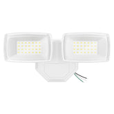 Onforu 3200LM flood light front view provides bright exterior lighting for driveways.