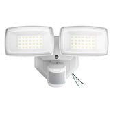 Onforu 32W dual-head motion sensor outdoor light provides bright exterior illumination for pathways.