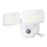 Onforu 32W dusk-to-dawn LED flood light illuminating an exterior doorway