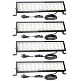 Onforu 4Pack LED shop lights with a 120-degree beam delivering wide, shadow-free coverage