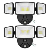 Onforu 55W dusk-to-dawn light, front view, high brightness for exterior security.