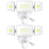 Onforu 75W motion sensor outdoor light front view for yard security.