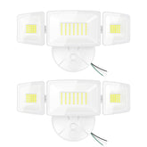 Onforu 75W outdoor flood light front view showing bright, energy-efficient exterior illumination.