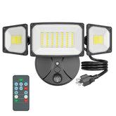 Onforu dusk-to-dawn LED flood light front view for driveway security