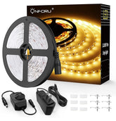 Onforu LED strip lights warm white in-room ambience for cozy lighting