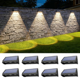 Onforu Solar Fence Lights installation for easy deck mounting and fence lining.