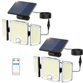 Onforu front-view solar lights show 3500lm brightness for clear entryways.