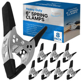 Online Best Service 6-inch wood clamps eight-pack for secure woodworking.