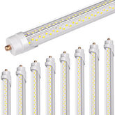 ONLYLUX 8ft LED bulbs pack delivers bright, uniform light for large spaces