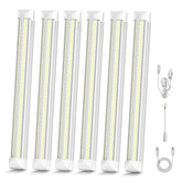 ONLYLUX LED Shop Light 6-pack powering a bright garage workspace with daylight color.