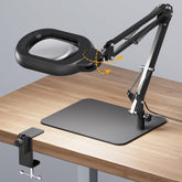 ONLYWIN Magnifying Desk Lamp with 10x rectangular lens for precise close tasks.