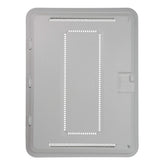 On-Q Legrand 20-Inch Media Enclosure front view, ideal for organized home networking.