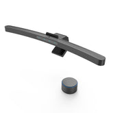 ONWAY curved monitor light bar with wireless remote illuminates the desk for focused work.