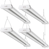 OOOLED 4ft linkable LED shop light for garages with bright daylight illumination.