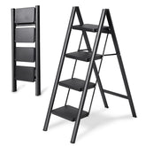 OOSOFITT 4-step ladder folded for compact storage