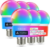 OREiN Matter six-pack bulbs front view for versatile room lighting.