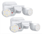 OREiN motion sensor outdoor lights in front view for improved property illumination