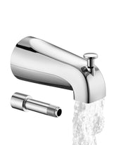 OrgCreator all-metal bathtub spout diverter for durable chrome finish and smooth switching.
