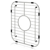 Orgneas sink grid top view protecting stainless steel surface during washing