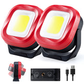 Orhomelife magnetic work light front view for hands-free repairs.