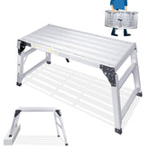 Orientools adjustable work platform with a large surface for safer tasks.