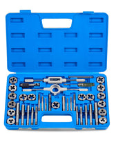 Orion Motor Tech metric tap-die set enables precise threading.