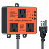 Ortis Automatic Vacuum Switch panel display clearly shows mode and status for fast setup.