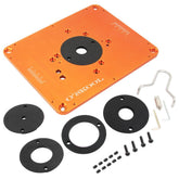 O'SKOOL precision insert plate top view for accurate router mounting