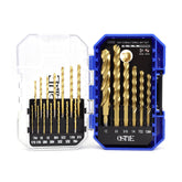 OSTTE cobalt drill bit set 20-piece in a durable storage case for quick selection.