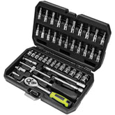 OTLOOMTBT 46-piece socket ratchet set with drive for auto repairs